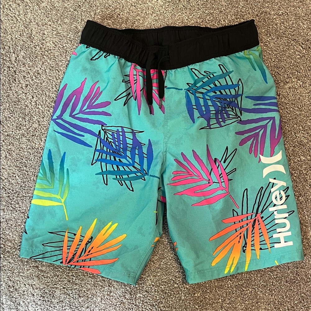 Bundle of Kids Swim Trunks size 7/8 Hurley and Gerry